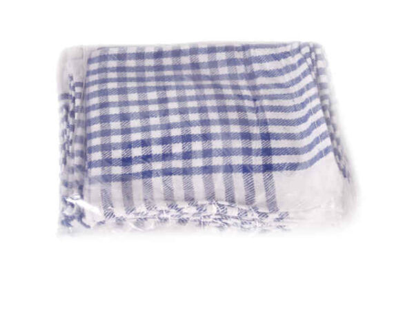 PAÑO SARGA DAMAS AZUL 12 UND.