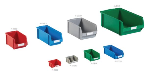 GAVETA APILABLE, AZUL 150x210x340/300 mm - Imagen 2