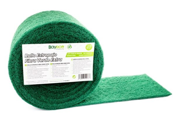 ESTROPAJO FIBRA VERDE ROLLO ESTANDAR 6M