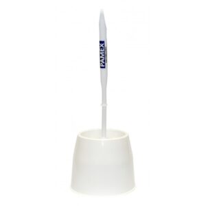 ESCOBILLA WC C/SOPORTE BLANCO
