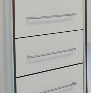 MODULO Nº6 (4 CAJONES) 50 CM FENOLICA BLANCA