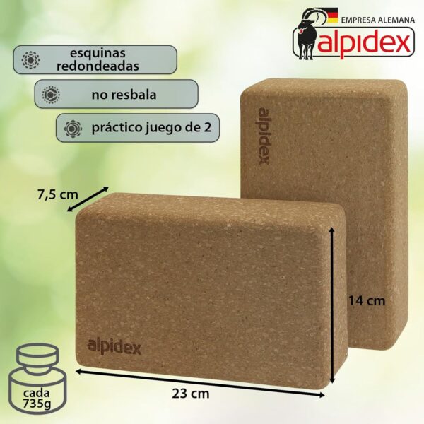 BLOQUE DE CORCHO (PACK-2 unds) 23x14x7,5 cm