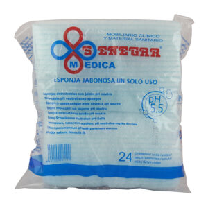 ESPONJA JABONOSA PRS 100GR PRECIO UNIT. PAQ.24 SENEGAR MEDIC