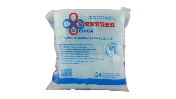 ESPONJA JABONOSA PRS 100GR PRECIO UNIT. PAQ.24 SENEGAR MEDIC