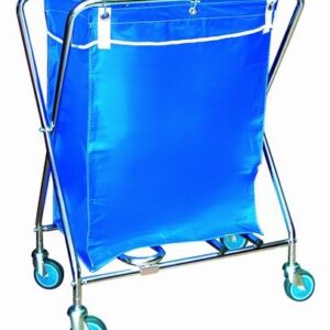 CARRO ROPA SUCIA PLEGABLE CAP.135 lts PINTADO , 70X50X91 CM