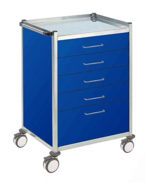 CARRO MODULAR CUATROS CAJONES SIMPLES Y UN CAJON DOBLE - Imagen 2