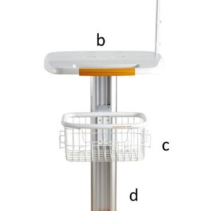 CARRO PARA ECG200 C/BRAZO SOPORTE CABLE CARDIOLINE