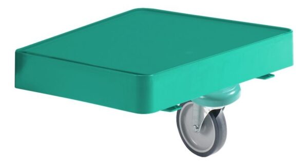 BASE PORTABOLSA VERDE GREEN LINE C/RUEDA