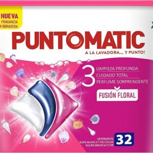 CAPSULA PUNTOMATIC LAVADORA 18 UN. FLORAL