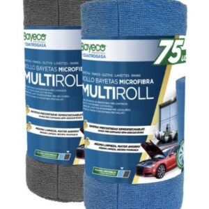 ROLLO BAYETA MICROFIBRA MULTIROLL 75 UND AZUL BAYECO