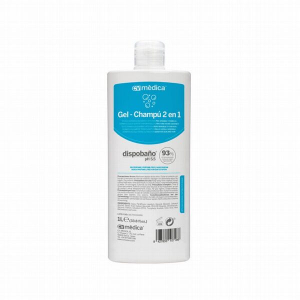 GEL + CHAMPU C/TAPON 1 LT