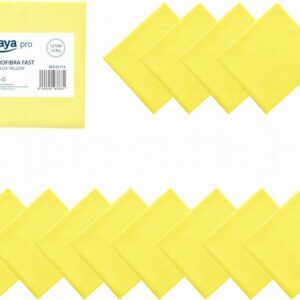 BAYETA MICROFIBRA AMARILLA (LOTE 6 UNDS)