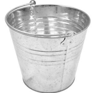 CUBO METAL GALVANIZADO 12L