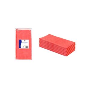 PAÑO MICROFIBRA MULTIUSOS, ROJO (LOTE 6 UNDS)