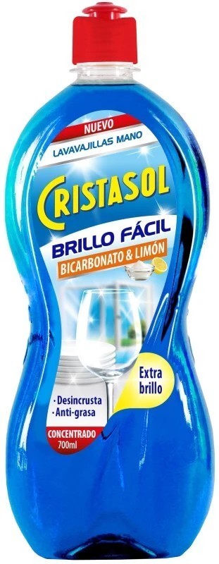 LAVA-VAJILLA MANUAL CRISTASOL BICAR,LIMON 700 ML